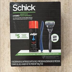 NEW Schick Hydro Sensitive Razor Set